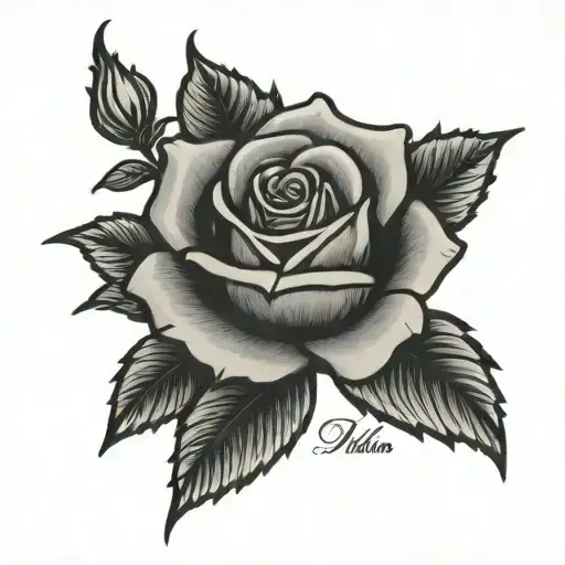 Rose With The Name Malia