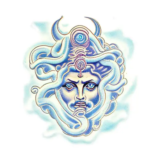 Medusa Zeus Tempel Back