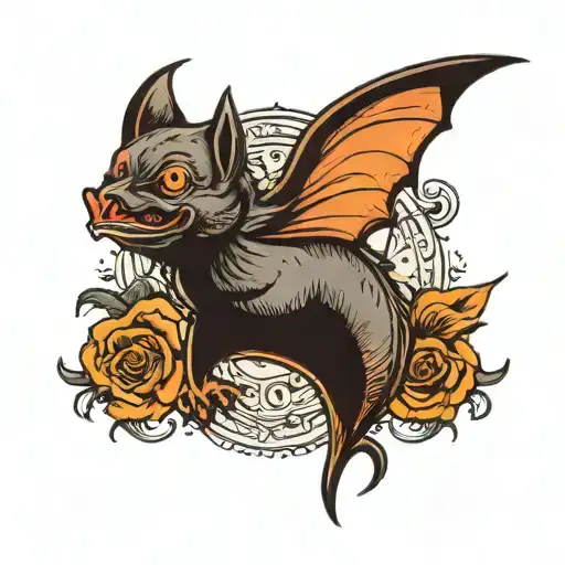 Bat With Its Head Bitten Off