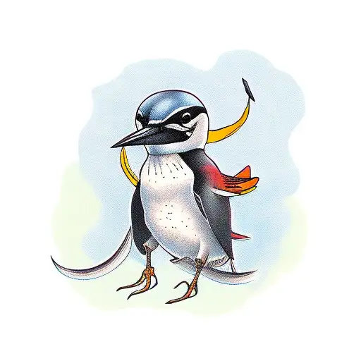 A Masked Water Tyrant Talking With A Grat Kiskadee