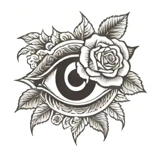 Rose And Eye