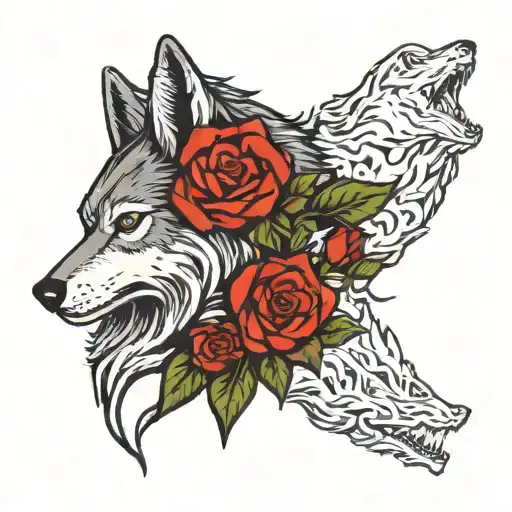 5 Wolf Pack Logo Incorporating Elements