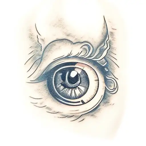 Eye With Skull In Pupil