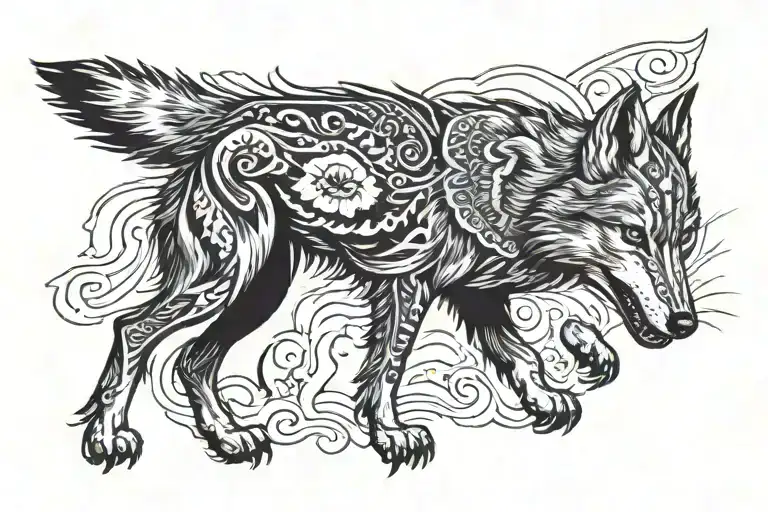 Wolf Coming Thru My Skin