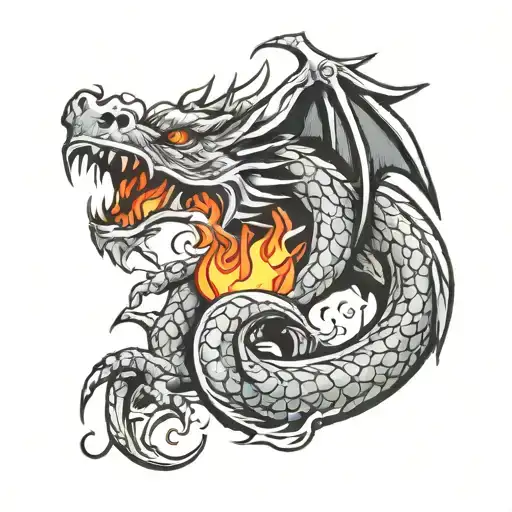 Dragon Breathing Fire