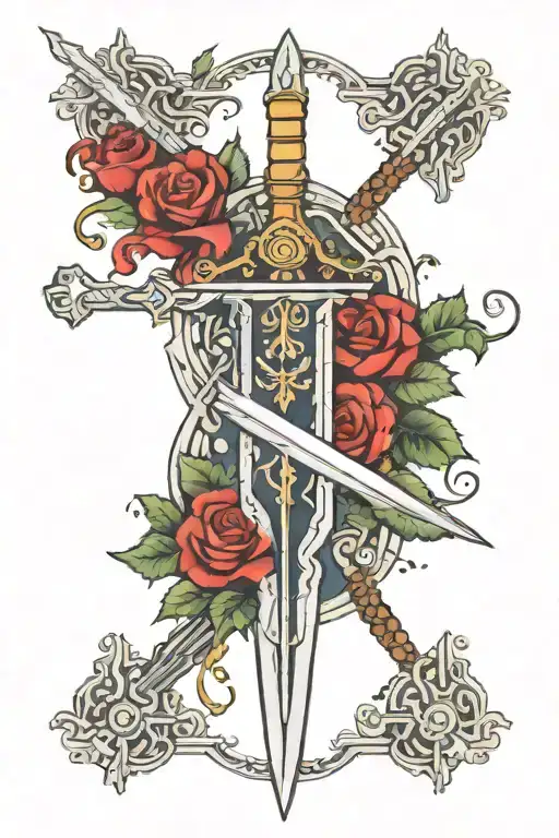 Master Sword Enveloped By Gannondorf