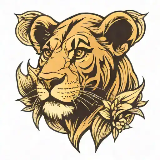 Lion King Simba Reflection