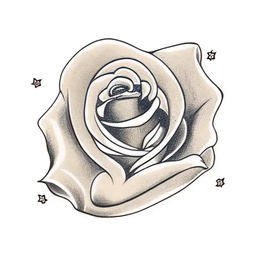 One Rose With Name Hilda