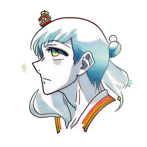 Anime-inspired Psychological Portrait