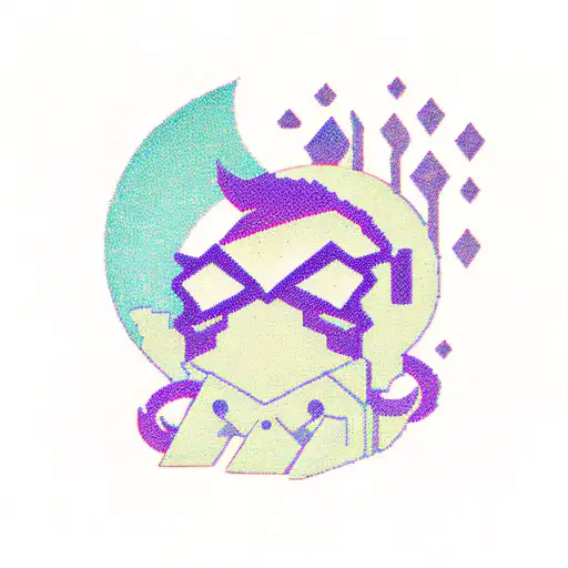 Gaming Characters Exploring A Mystical Purple Landscape