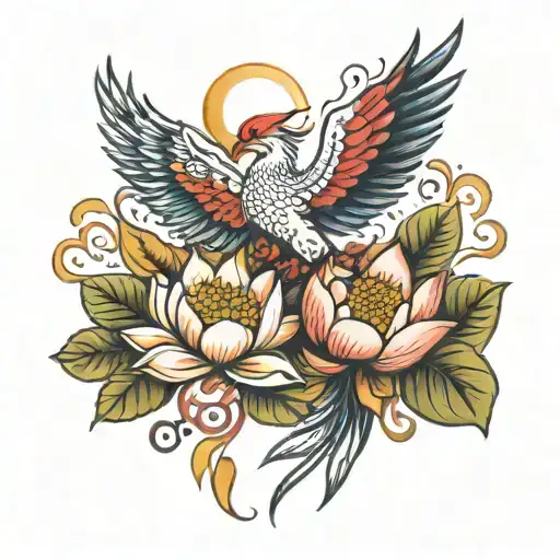 Phoenix And Lotus