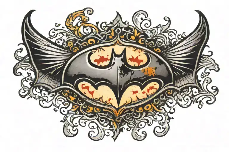 Batman Symbol Tramp Stamp