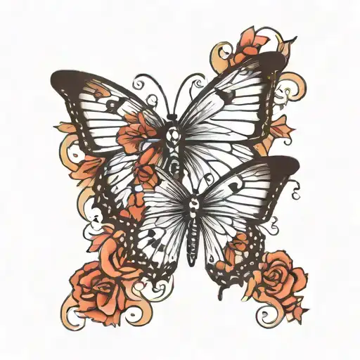 Butterflies Inside Them Semicolon