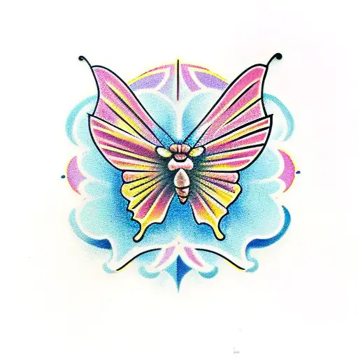 Butterfly With Angel Number 888