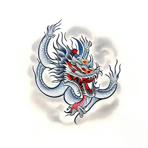 Chinese Dragon Fearless And Strong