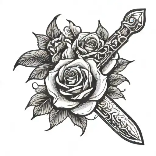Knife And Rose
