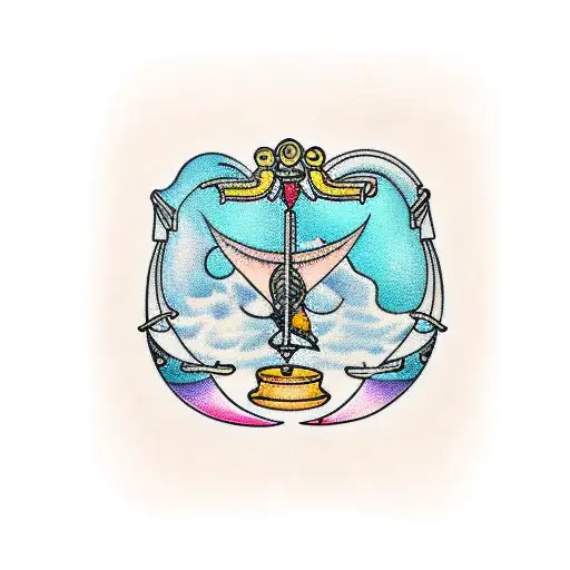 Libra Scales With Pisces