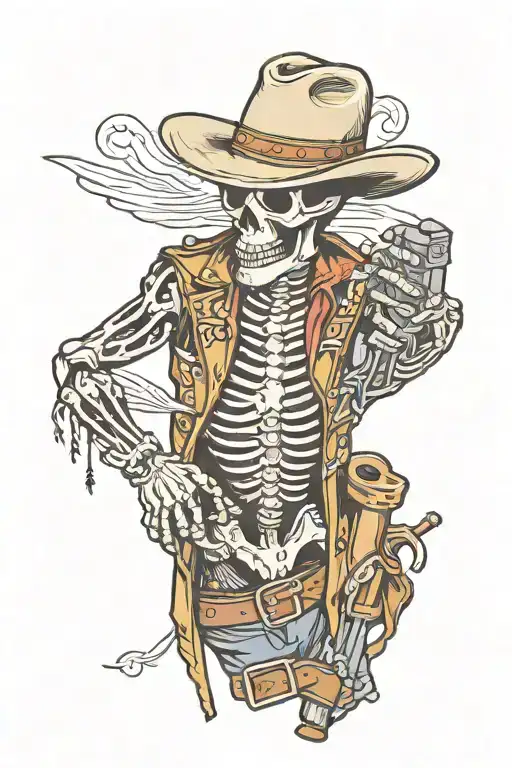 Skeleton Cowboy