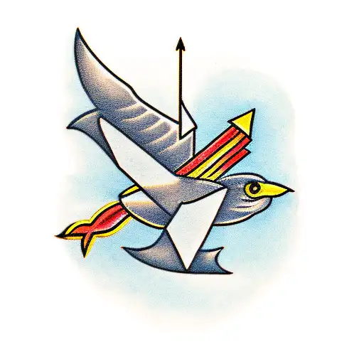 Wing With Arrow