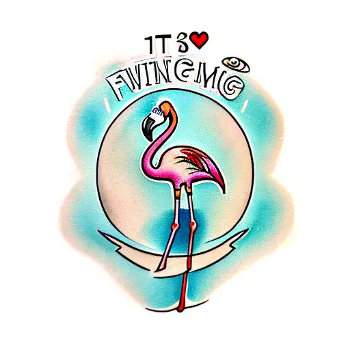 1950S Flamingo Winking