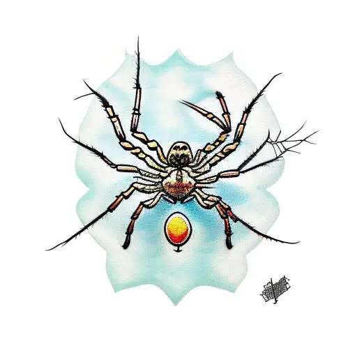 Spider With Blood