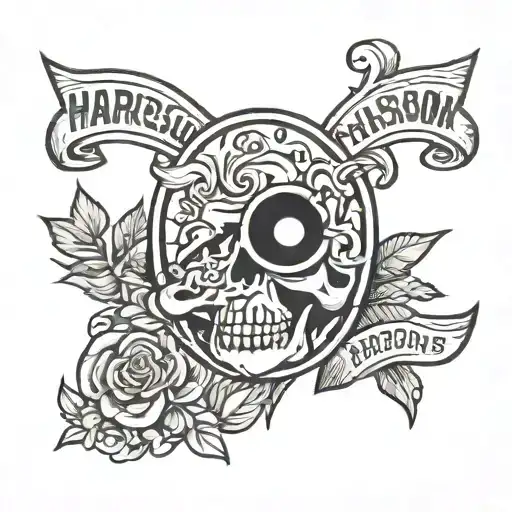 The Word 'Harrison' Comic Style