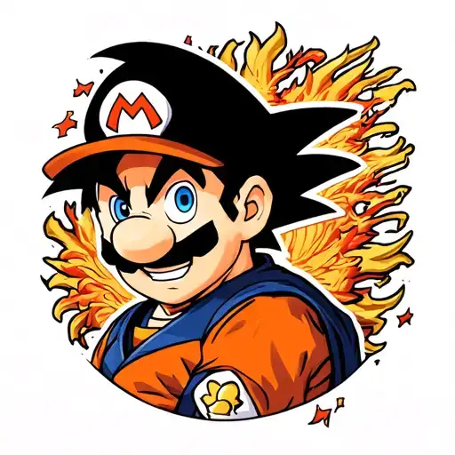 Mario Bross Harry Potter Dragonball Z Goku