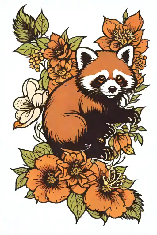 Red Panda Flowers