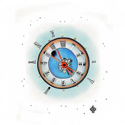 Staircase With Clock And Brothers Holding Hands Walking Up Stairscancer Memorial