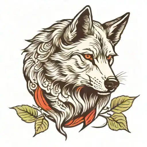 Wolf Wearing Sheep Head