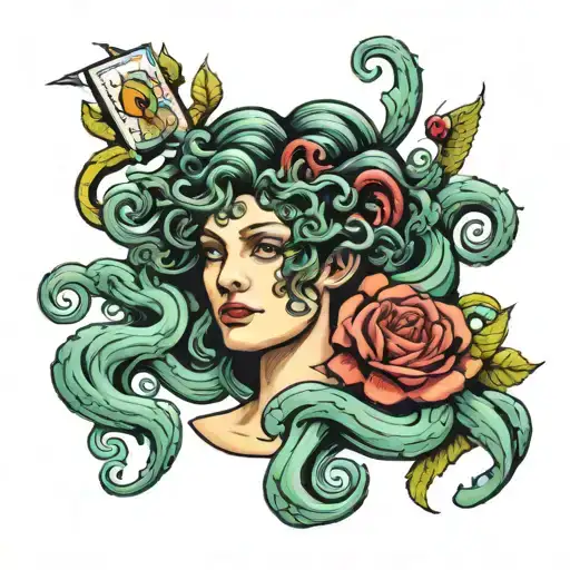 Medusa Tarot Card