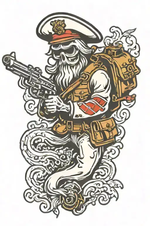 Marine Ghost With A Gun