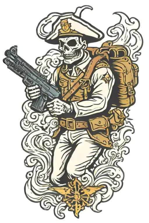 Marine Ghost With A Gun