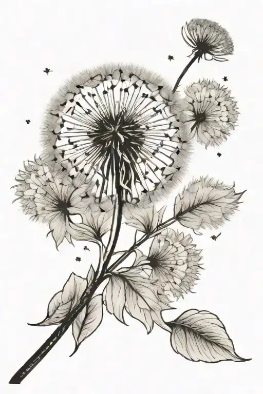 Dandelion Blowing