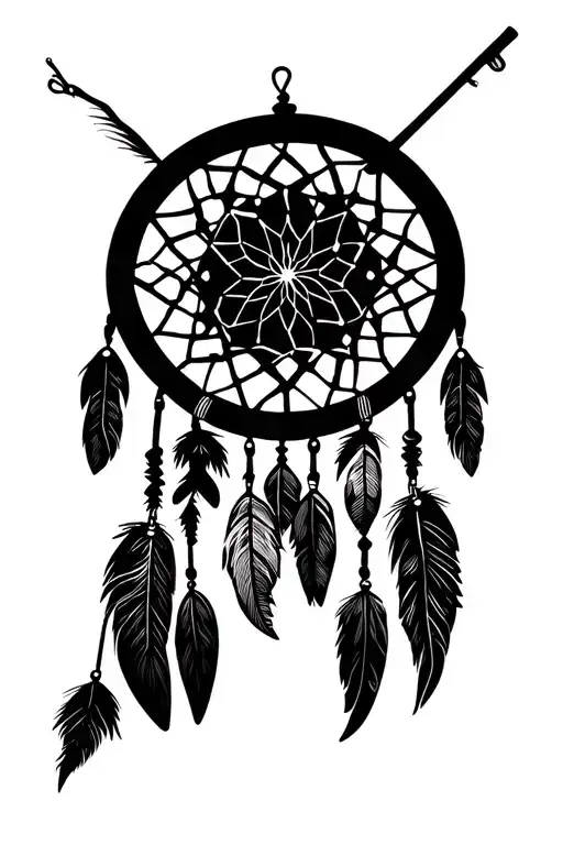 Bandana Fishing Pole Dream Catcher