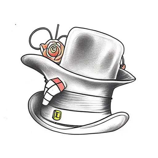 Bee Wearing A Tophat Holding A Cane