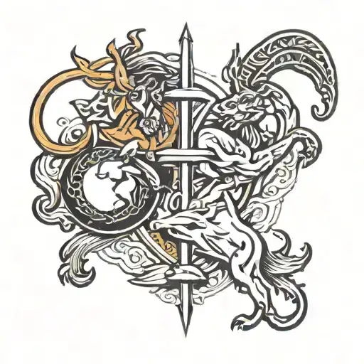 Capricorn And Sagittarius Symbol