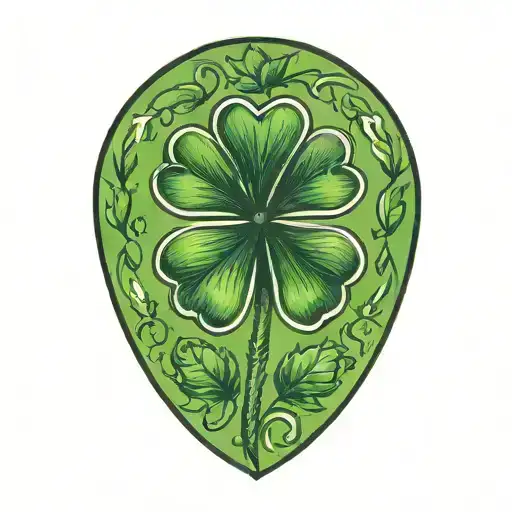 Four Leave Clover Tattoo Inspired