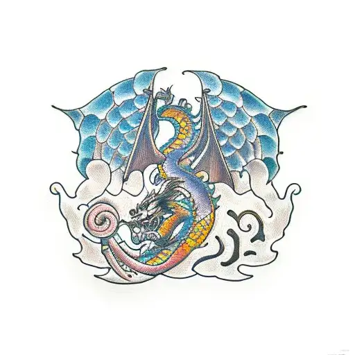 A Musical Staff Made Of Dragon Scales