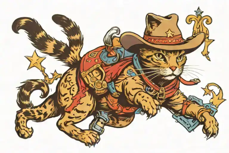 Cat Cowboy