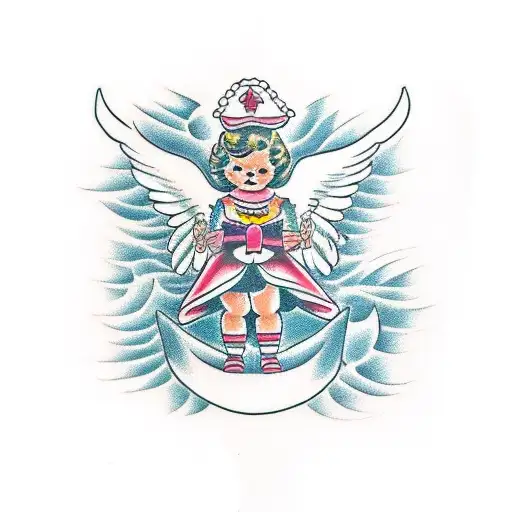 Una Angel Agarrando Una Balanza