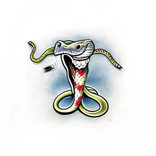 Snake With A Nail Through Its Head