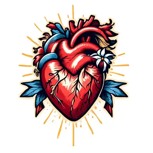 Sky Boy Heart Symbolizing Love