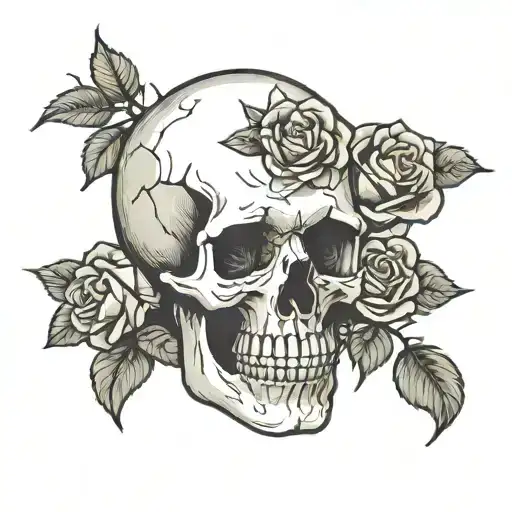 Skull And Roses