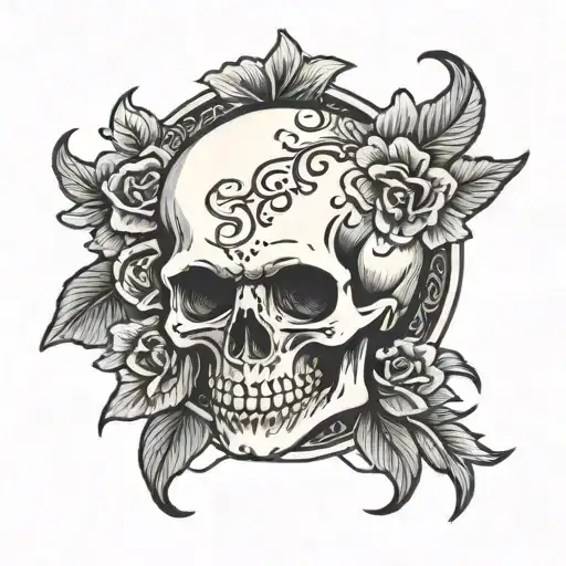 Skull Hugging Itself