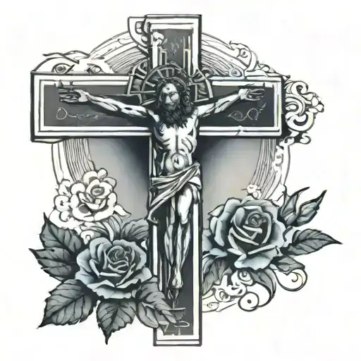 Jesus Christ Cross Combined