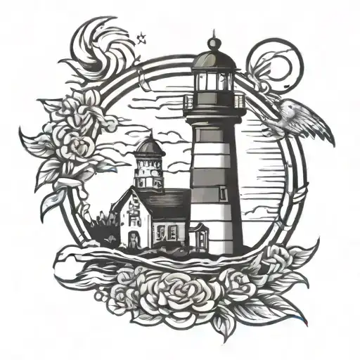 A Lighthouse Old School Style