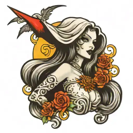 Lady Death Emo Dark Style