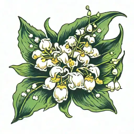 Bloomed Lily Of The Valley Flower