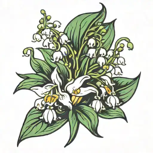 Bloomed Lily Of The Valley Flower